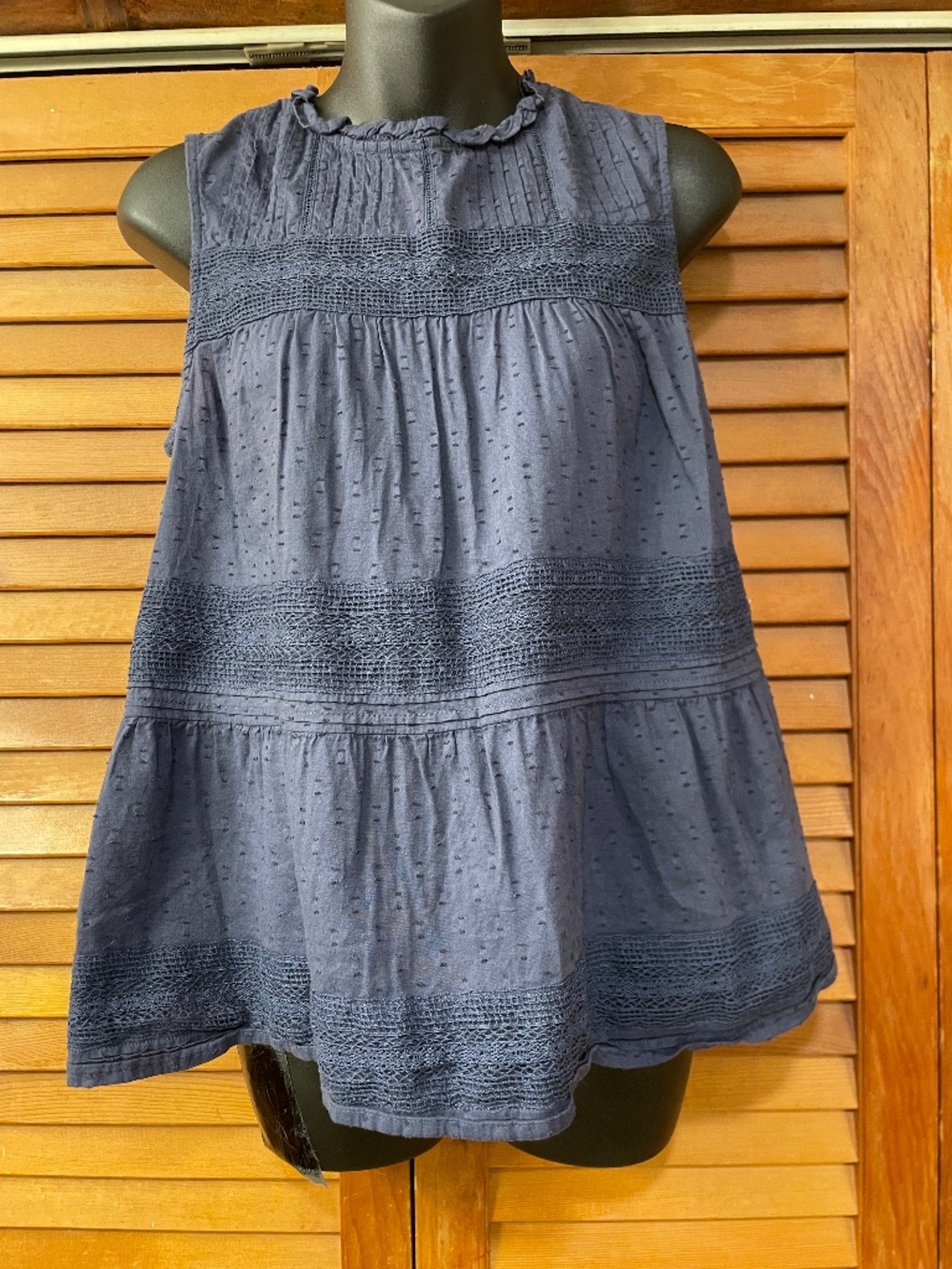 Sweet, Old Navy, tiered, cotton and crochet top